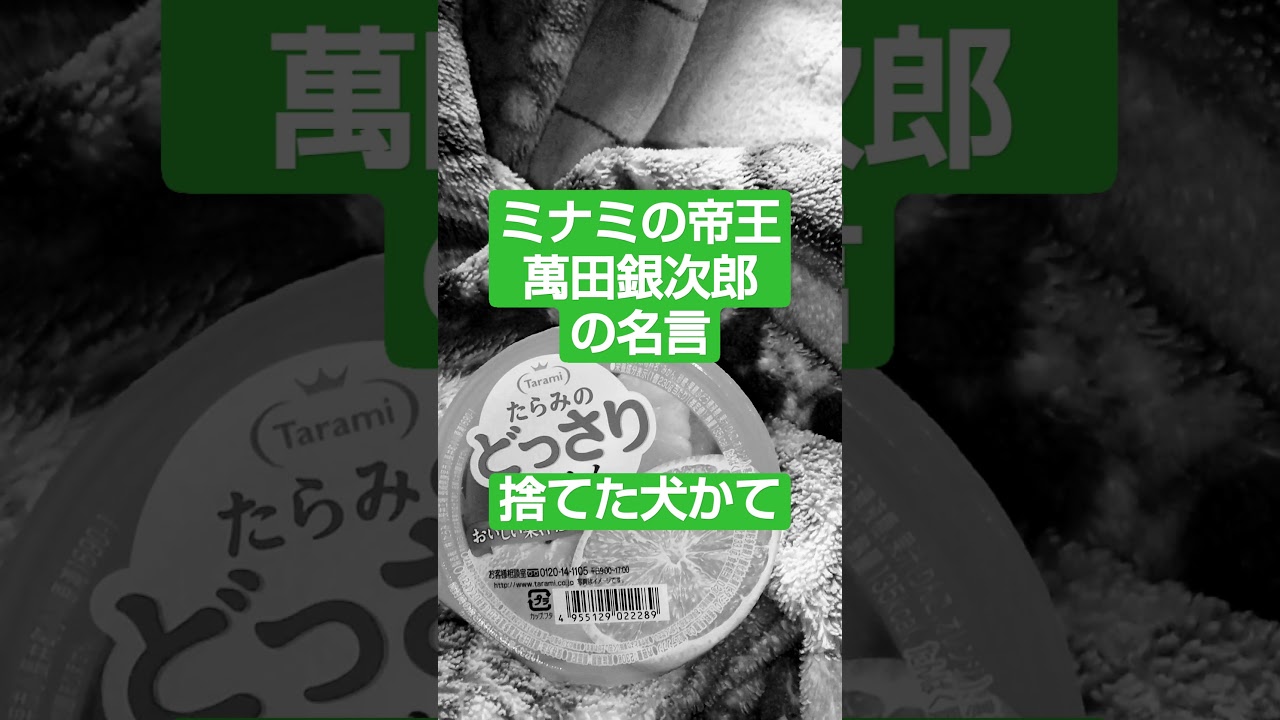 ミナミの帝王 萬田銀次郎の名言 捨てた犬かて Youtube
