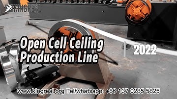 What is the process of Open Cell Ceiling Production line? Roll Forming Machine