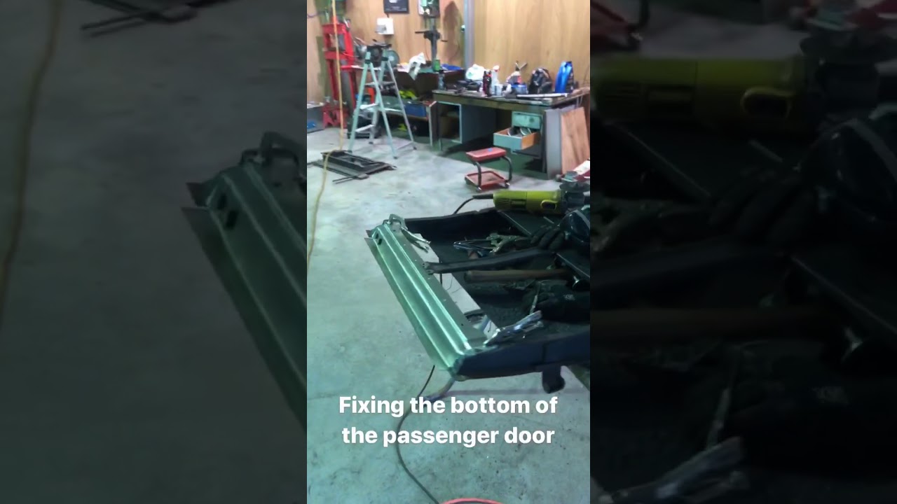 Passenger door repairs - YouTube