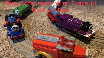 Tomy sodor races round 2 race 14 Duck vs Ryan