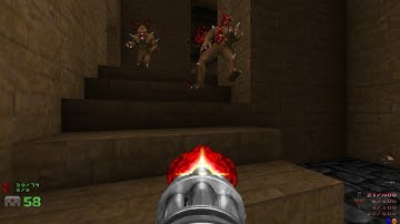 Doom 2 The Darkening Episode 1 - MAP06 Mimes of Death - UV All Secrets - 1440p 60fps