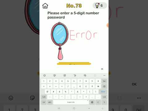 please enter a 2 digit number password brains out