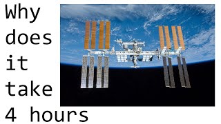 Why it takes 4 hours to get to the International Space Station