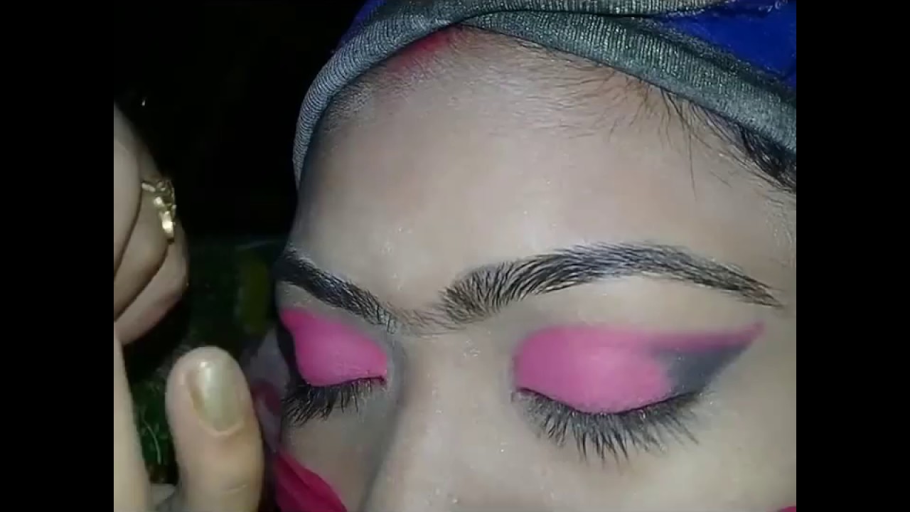 Pink & black eye makeup YouTube