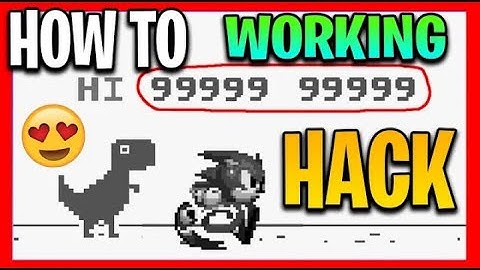 Hack Google Chrome Dino game for Unlimited Score // You can make World highest record// AS TECHNICAL