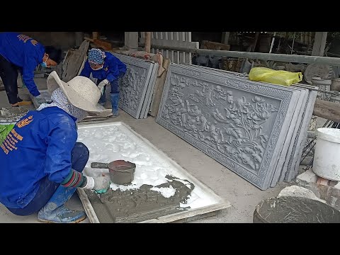 Video hướng dẫn sản xuất tranh xi măng siêu nhẹ , cung cấp... - youtube