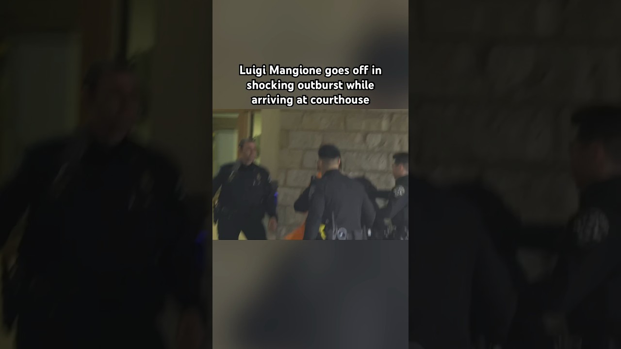 Luigi Mangione goes off in shocking outburst while arriving at courthouse