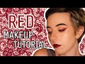 LEFT U ON RED | Monochromatic Red Makeup Tutorial