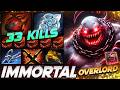 PUDGE 33 FRAGS OVERLORD DOTA 2