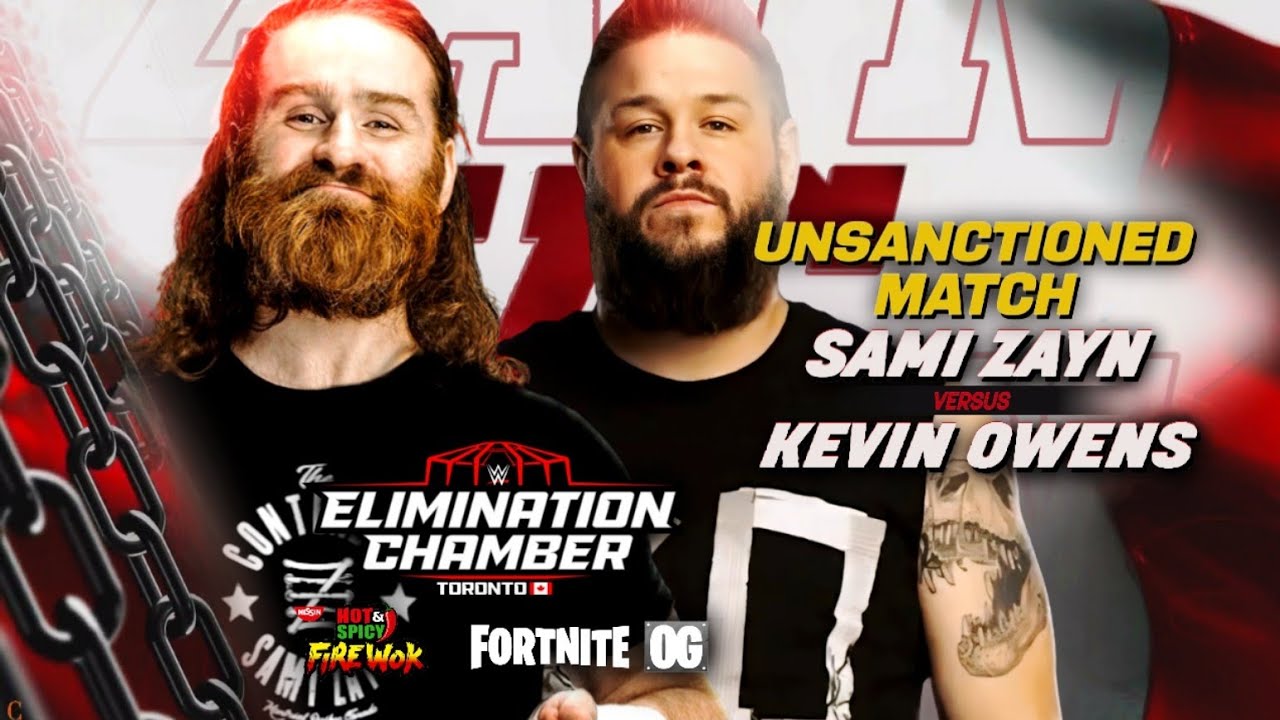 COMO HACER UN MATCH CARD DE WWE ELIMINATION CHAMBER 2025 | ELIMINATION ...