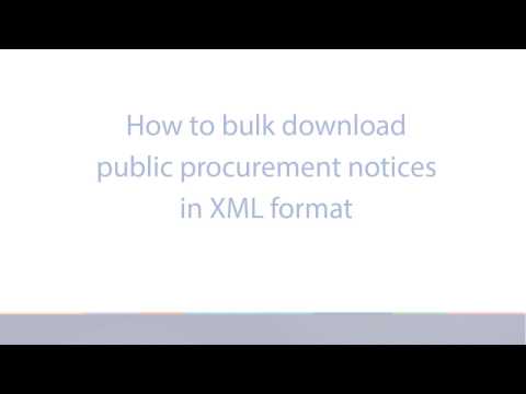 TED XML Bulk downloads