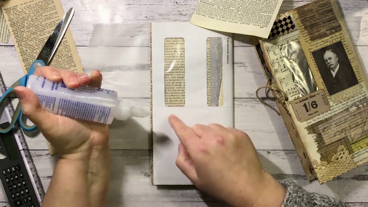 Журнал-конверт №6 — Коллаж обложки