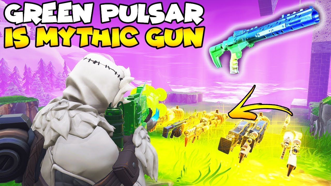 Mythic Green Pulsar Legendary Weapon!🧚💯 (Scammer Gets Scammed) Fortnite Save The World