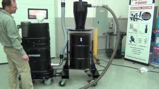 Industrial Vacuum with Cyclone Pre-Separator for Fine Dust | Ruwac DS1400 In Action