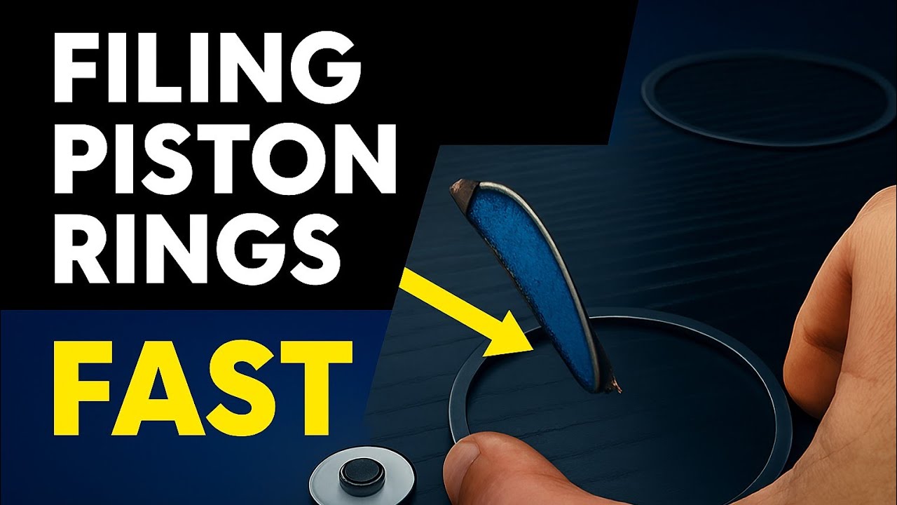 How to File Piston Rings Correctly | Perfect Piston Ring Gap (Easy ...