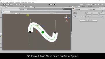 UNITY 3D - Curved Road Mesh (Bezier Spline)