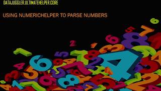 How To Parse Numbers With NumericHelper And Consume Nuget Packages