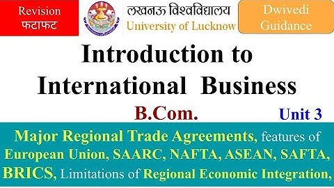 3| introduction to international business bcom, introduction to international business in hindi, lu