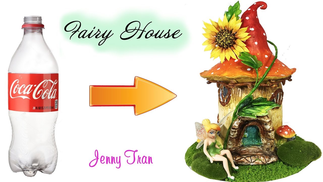 DIY Sunflower Fairy House