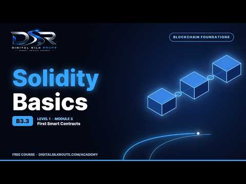 Solidity Basics | Blockchain B3.3
