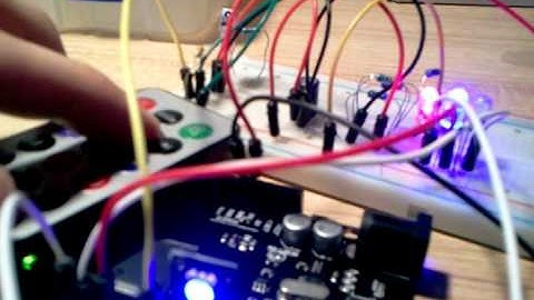 Control de un led RGB con un mando a distancia