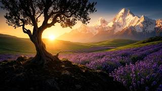 LIVE 🔴 Golden Lavender Sunrise: Mountain Breeze & Early Birdsong | Summer Nature Ambience 🌄🪻 screenshot 2
