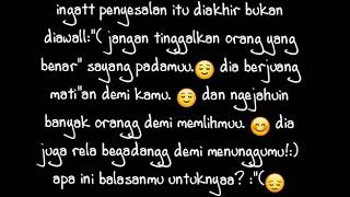 Story wa auto baper jangan menangis untukku 😢😢