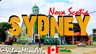 Walking downtown Sydney Nova Scotia VilmaMixedVlog