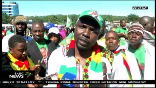 Zimbabwe's ZANU PF Youth back president Mnangagwa