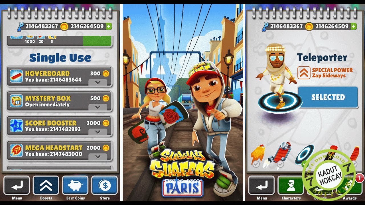 Скачать игру subway surf мод на деньги