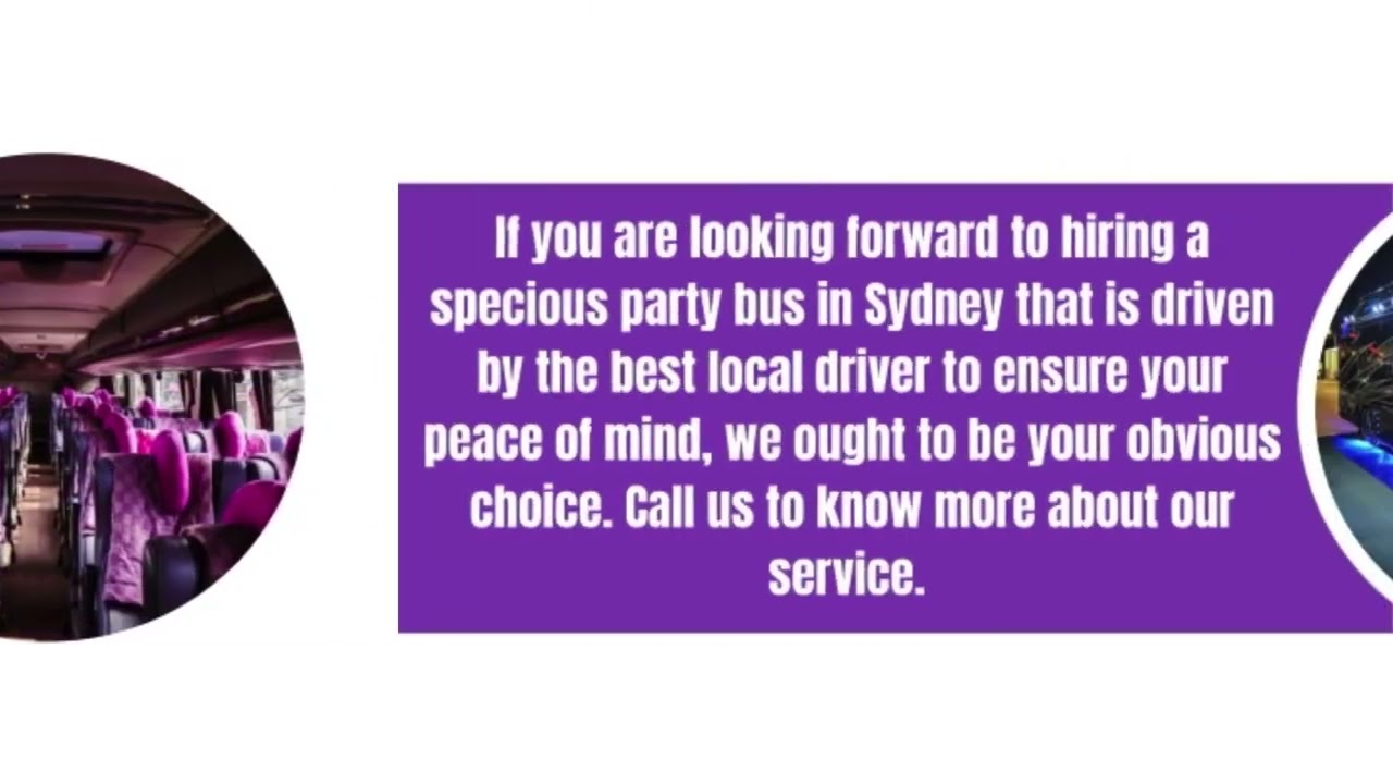 Book Sydney Wide Party Buses for the Best Party Rental Service in Sydney