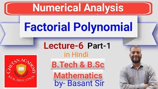 Factorial Polynomial Part-1 | Interpolation | Numerical Analysis |