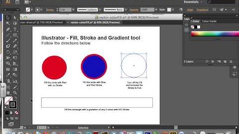 Illustrator Basics : Using Fill, Stroke and Gradient Tools