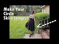 Turn Circle Skirt Into Midi Or Maxi Skirt Part 1