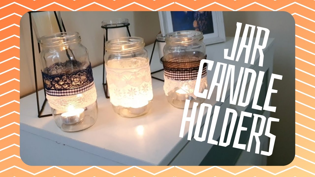 Illustration of Repurposing Old Mason Jars For Candle Holders