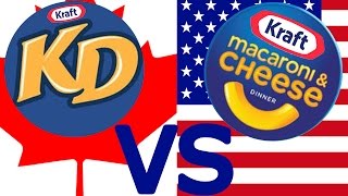 American Mac 'N' Cheese Vs. Canadian Kraft Dinner