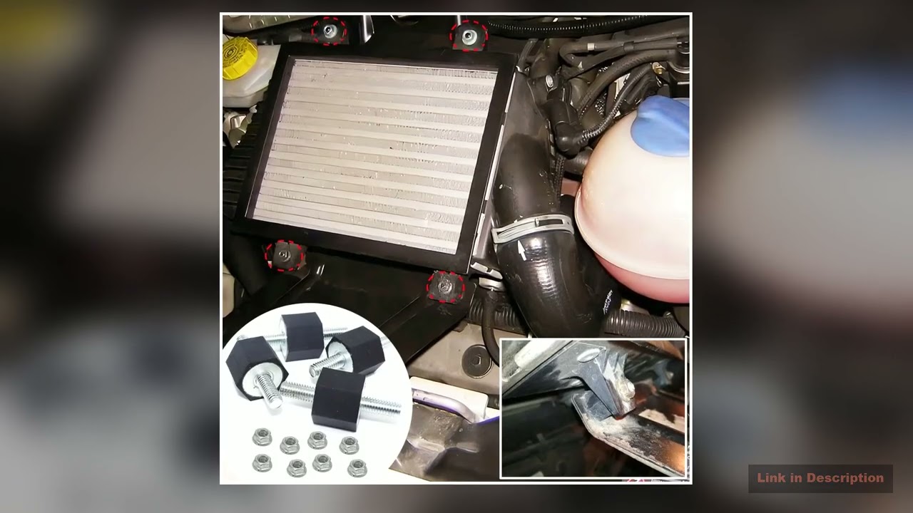 4 Kit For VW Transporter T4 Caravelle CAMPER VAN 25TDI Intercooler Mounts Bushes Nuts 1997 1999