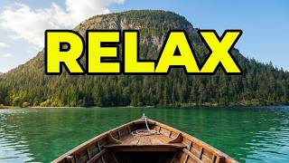 Relaxing Rowing on an Austrian Lake | Peaceful Meditation Music & Nature View