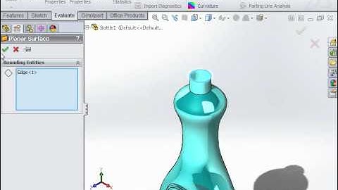 Determine volume of shell feature in Solidworks