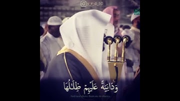 قراءة القرآن الكريم بصوت الشيخ ياسر الدوسري اكتب شي تؤجر عليه ❤️