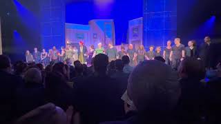 Peter Pan Goes Wrong Broadway - Opening (closing) Night Curtain Fall!