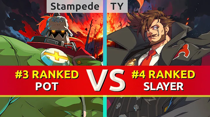 GGST ▰ Stampede (#3 Ranked Potemkin) vs TY (#4 Ranked Slayer). High Level Gameplay
