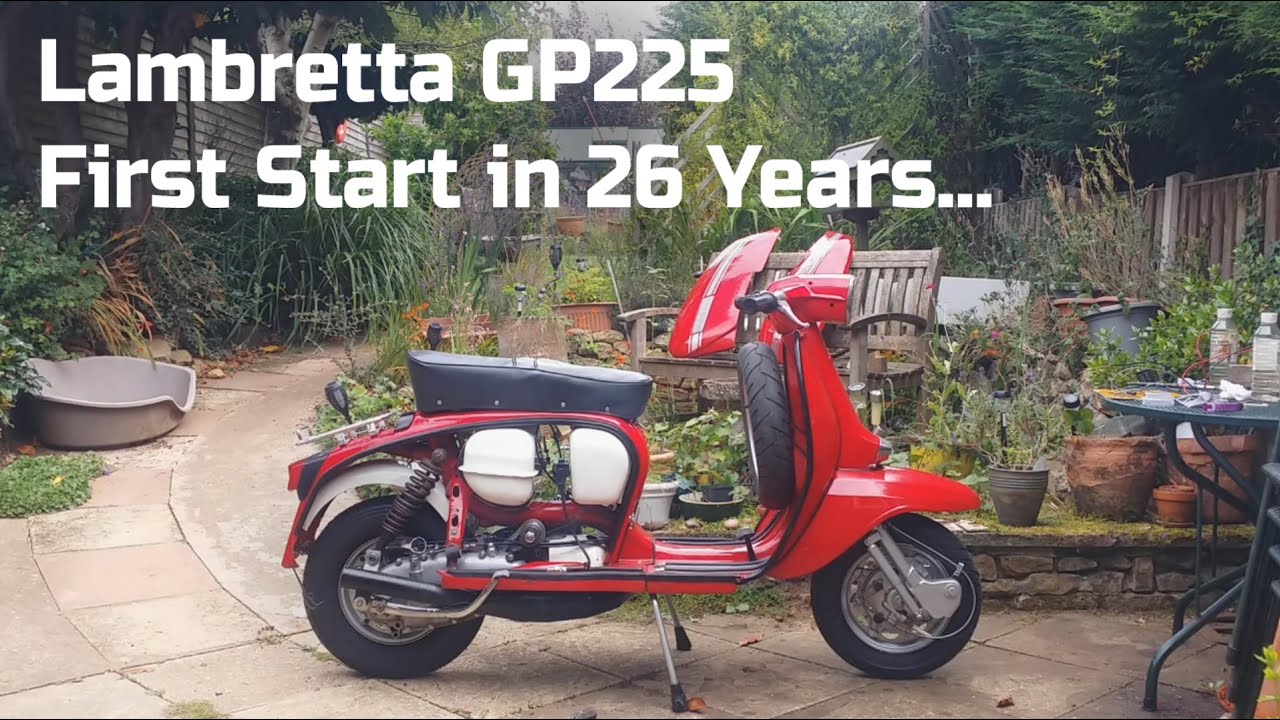 Lambretta GP 225 - First Start in 26 years