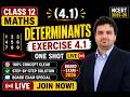 Class 12 Maths Determinants Ex 4.1 Complete NCERT Solution | Board Exam 2026