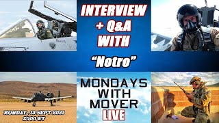 From PJ to A-10 Pilot - *LIVE* Interview with Notro + Guard UPT Hiring Q&A