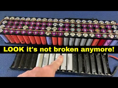 Repairing my DIY 18650 Lithium battery