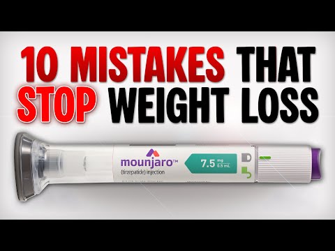 10 Ozempic & Mounjaro MISTAKES That SLOW Your Weight Loss (STOP DOING THESE)