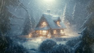 ❄ Freezing Snowstorm Sounds for Sleeping | Blizzard Storm & Strong Howling Wind | Winter Ambience