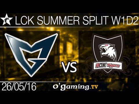 Samsung Galaxy vs Rox Tigers - LCK Summer Split 2016 - W1D2