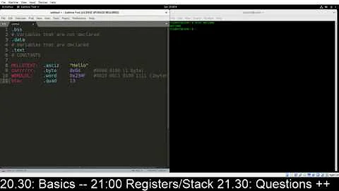 [Stream Archive] Assembly x64 (AT&T) #Programming